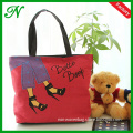 Hot sale fansion canvas cotton bag/canvas bags with silkscreen logo printed